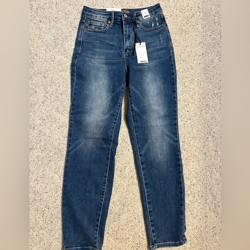 New Judy Blue High Rise Tummy Control Slim Fit Jeans